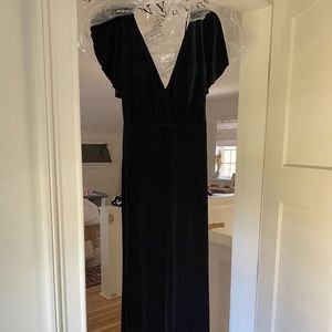 Jenny Yoo Ellis Dress Black Velvet